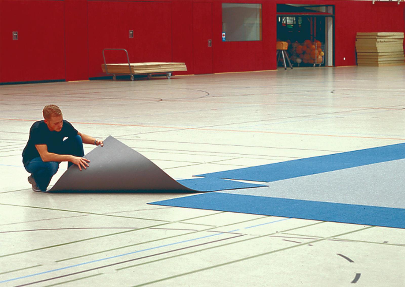 Dalles de protection de sols sportifs