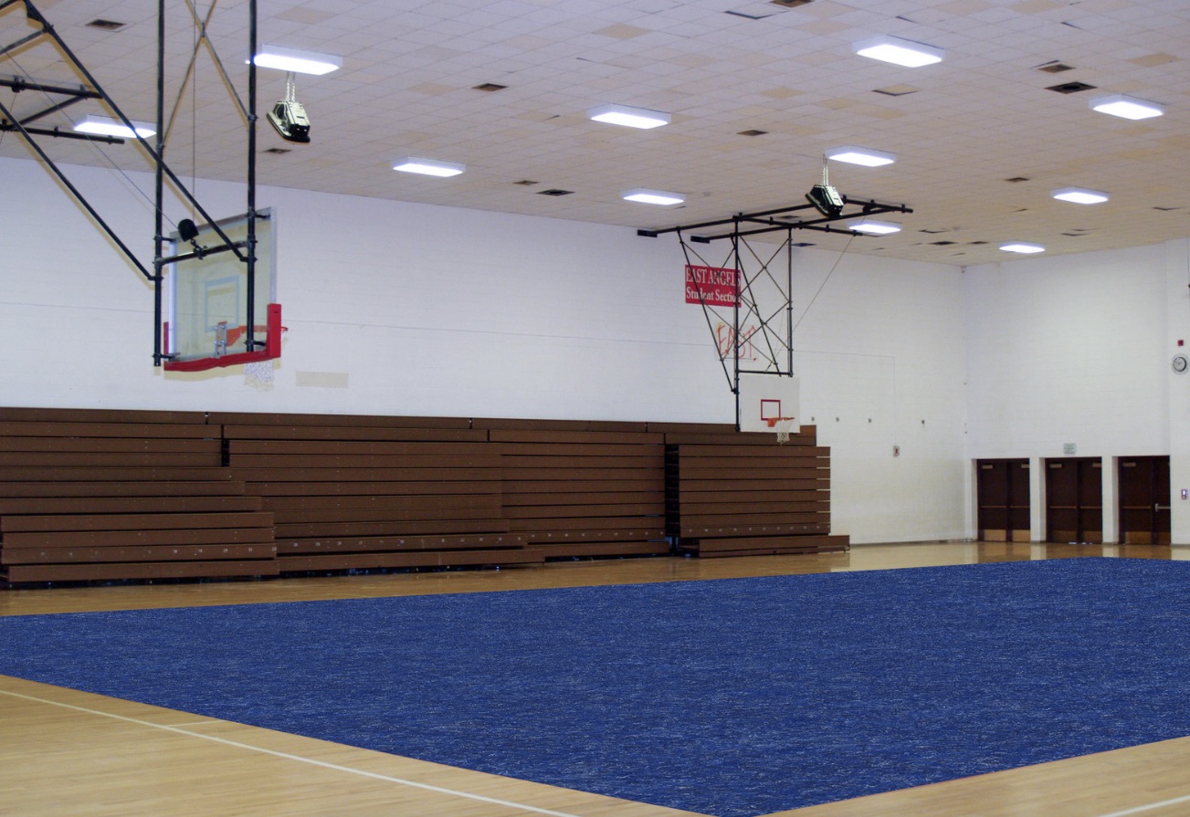 Dalles de protection de sols sportifs