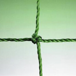 Filet de Football à 8 - La Paire, dimensions 6,00 x 2,10 ml, maille 120 mm Filet fa8 4mm avec nœuds 80/150 noir