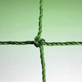 Filet de Football à 8 - La Paire, dimensions 6,00 x 2,10 ml, maille 120 mm Fil 4mm avec nœuds 200/200 cm blanc