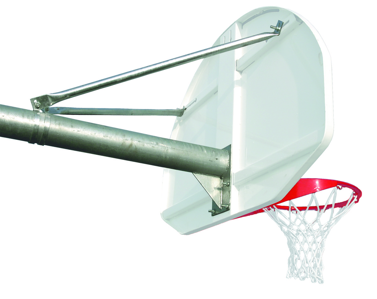 But de basket-ball US 305. Version avec panneaux en fibre de verre forme rectangulaire 120x90 cm