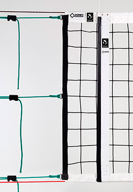Filet sans noeud, hauteur 100 cm, bandage textile haut et latéral